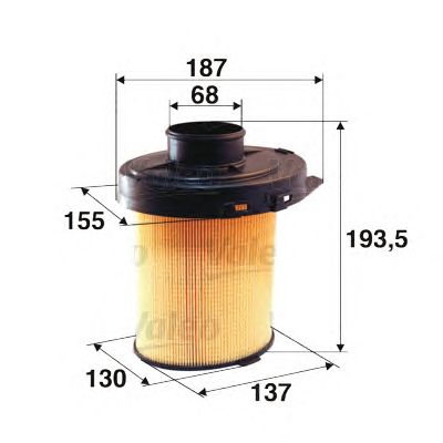 Воздушный фильтр VALEO 585603