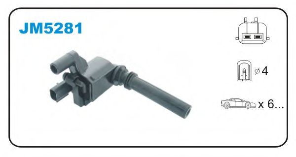 Катушка зажигания JANMOR JM5281
