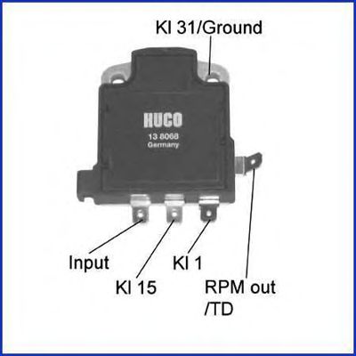 Коммутатор зажигания HUCO 138068