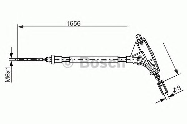 Трос ручника BOSCH 1 987 477 871