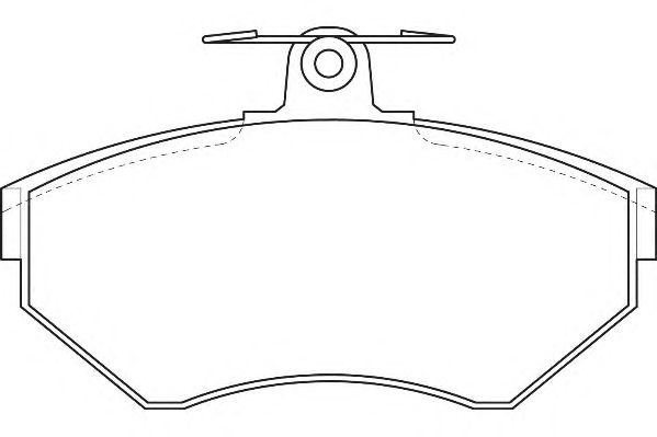 Тормозные колодки WAGNER WBP21945A