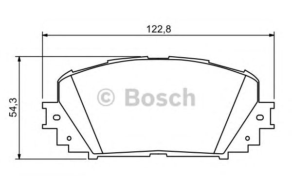Тормозные колодки BOSCH 0 986 494 196