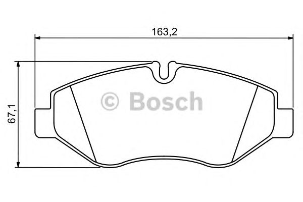 Тормозные колодки BOSCH 0 986 494 293