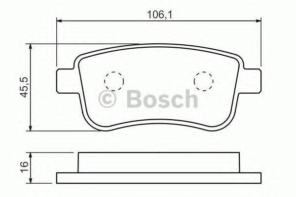 Гальмівні колодки BOSCH 0 986 494 452
