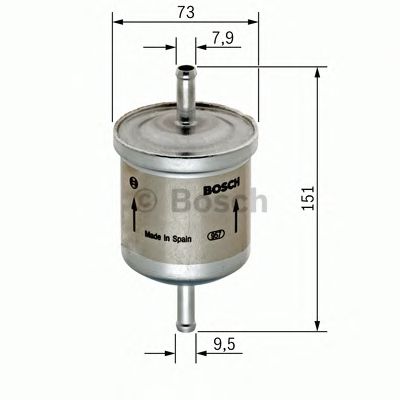 Топливный фильтр BOSCH 0 450 905 985