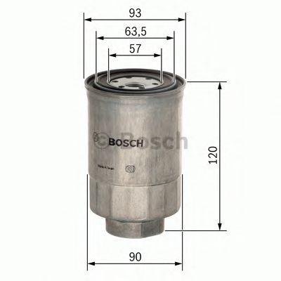Паливний фільтр BOSCH F 026 402 063