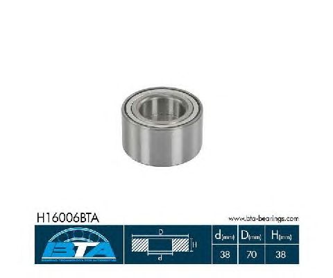 Ступичный подшипник BTA H16006BTA