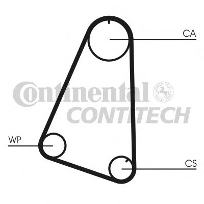 Помпа + комплект ГРМ CONTITECH CT504WP1