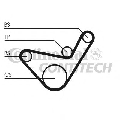 Комплект ремня ГРМ CONTITECH CT1107K1