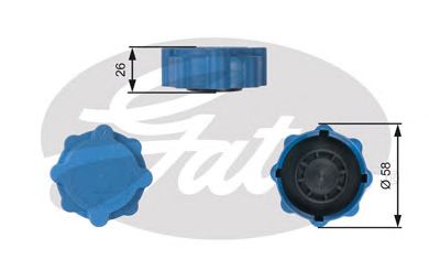 Пробка расширительного бачка GATES RC214