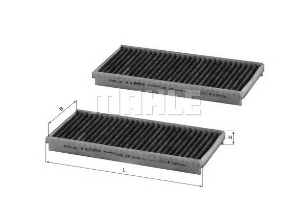 Фильтр салона KNECHT LAK 235/S