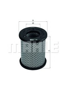 Воздушный фильтр KNECHT LX 2000