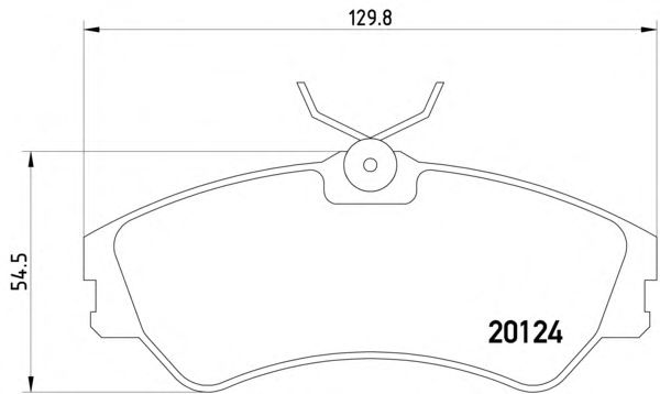Тормозные колодки TEXTAR 2012401