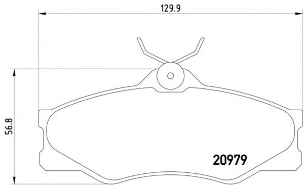 Тормозные колодки TEXTAR 2097904