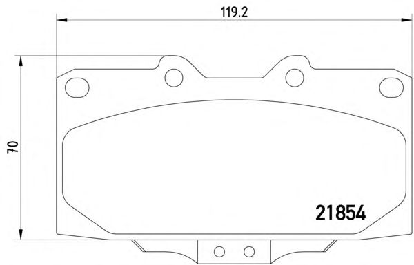Тормозные колодки TEXTAR 2185401