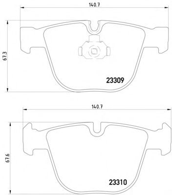 Тормозные колодки TEXTAR 2330902