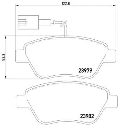 Тормозные колодки TEXTAR 2397903