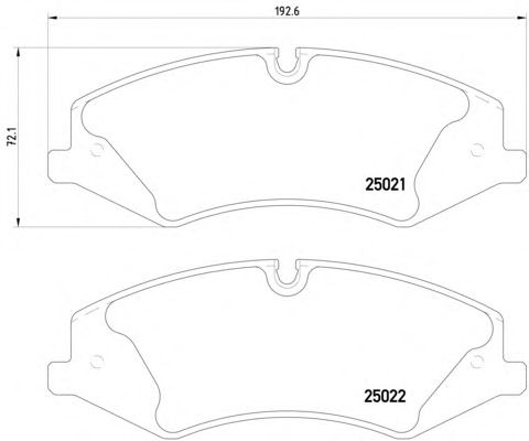 Тормозные колодки TEXTAR 2502101