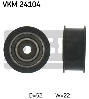 Направляющий / паразитный ролик ремня ГРМ SKF VKM 24104