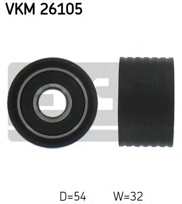Направляющий / паразитный ролик ремня ГРМ SKF VKM 26105
