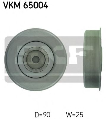 Натяжной ролик поликлинового ремня SKF VKM 65004