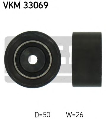 Направляющий / паразитный ролик поликлинового ремня SKF VKM 33069