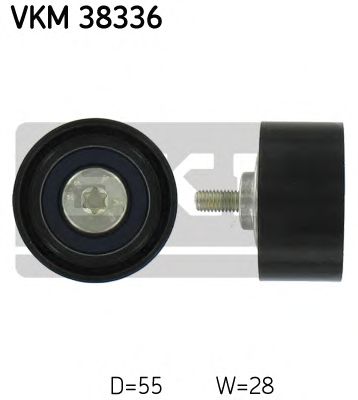 Направляющий / паразитный ролик  поликлинового ремня SKF VKM 38336