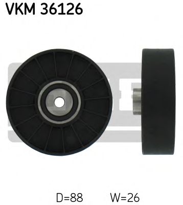 Направляющий / паразитный ролик поликлинового ремня SKF VKM 36126