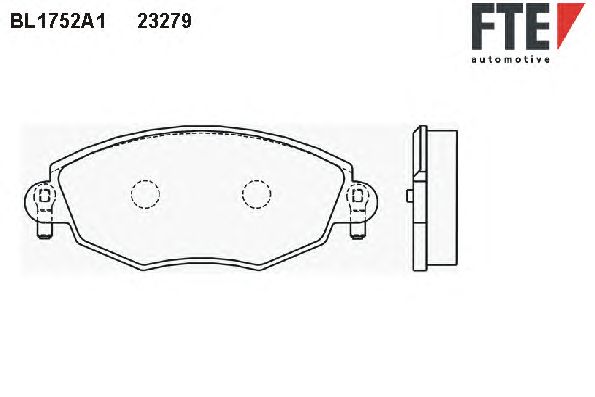 Тормозные колодки FTE BL1752A1