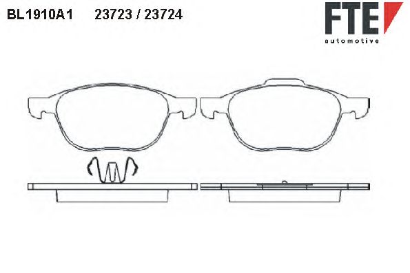 Тормозные колодки FTE BL1910A1