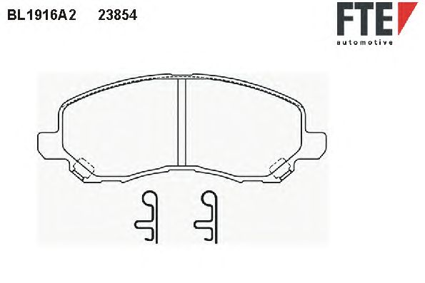 Тормозные колодки FTE BL1916A2