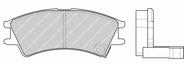 Гальмівні колодки FERODO FDB1326