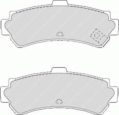 Тормозные колодки FERODO FDB1454