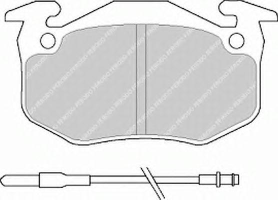 Тормозные колодки FERODO FDB440