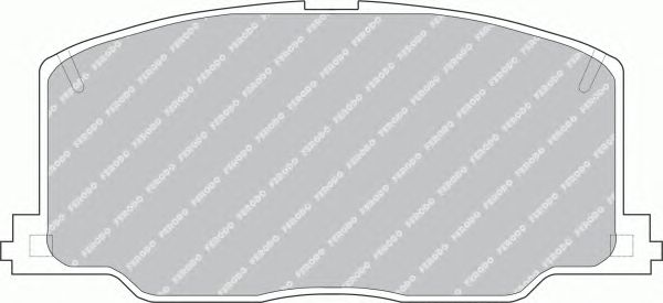 Тормозные колодки FERODO FDB602