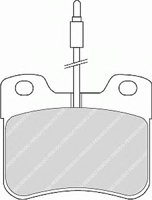 Тормозные колодки FERODO FDB745