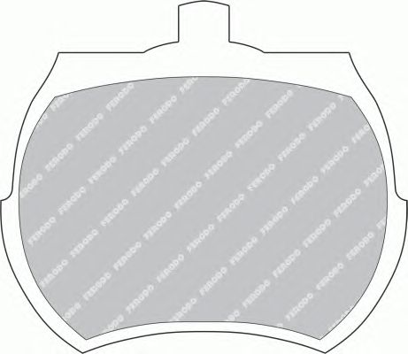 Тормозные колодки FERODO FDB824