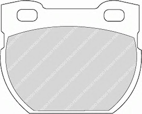 Тормозные колодки FERODO FDB872