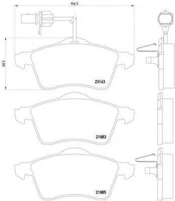 Тормозные колодки MINTEX MDB2104