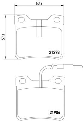 Тормозные колодки MINTEX MDB1855