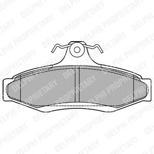 Тормозные колодки DELPHI LP1424