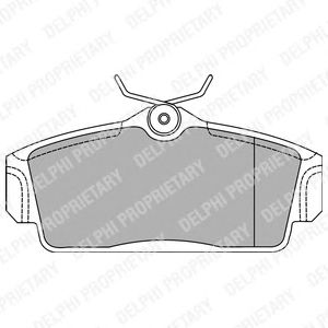 Тормозные колодки DELPHI LP1435