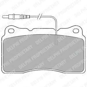 Тормозные колодки DELPHI LP1516