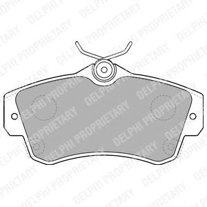 Тормозные колодки DELPHI LP1522