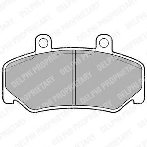 Тормозные колодки DELPHI LP643