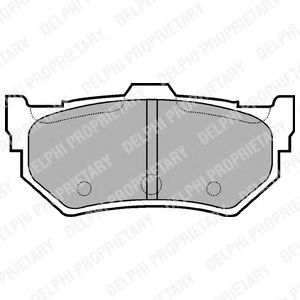 Тормозные колодки DELPHI LP768