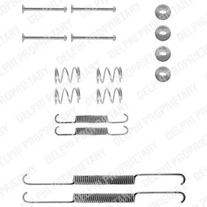Монтажный комплект тормозных колодок DELPHI LY1001