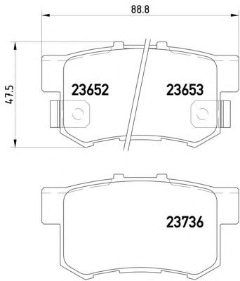 Тормозные колодки HELLA 8DB 355 009-581