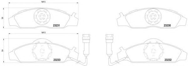 Тормозные колодки HELLA 8DB 355 009-591