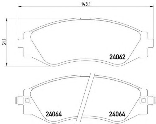 Тормозные колодки HELLA 8DB 355 010-951